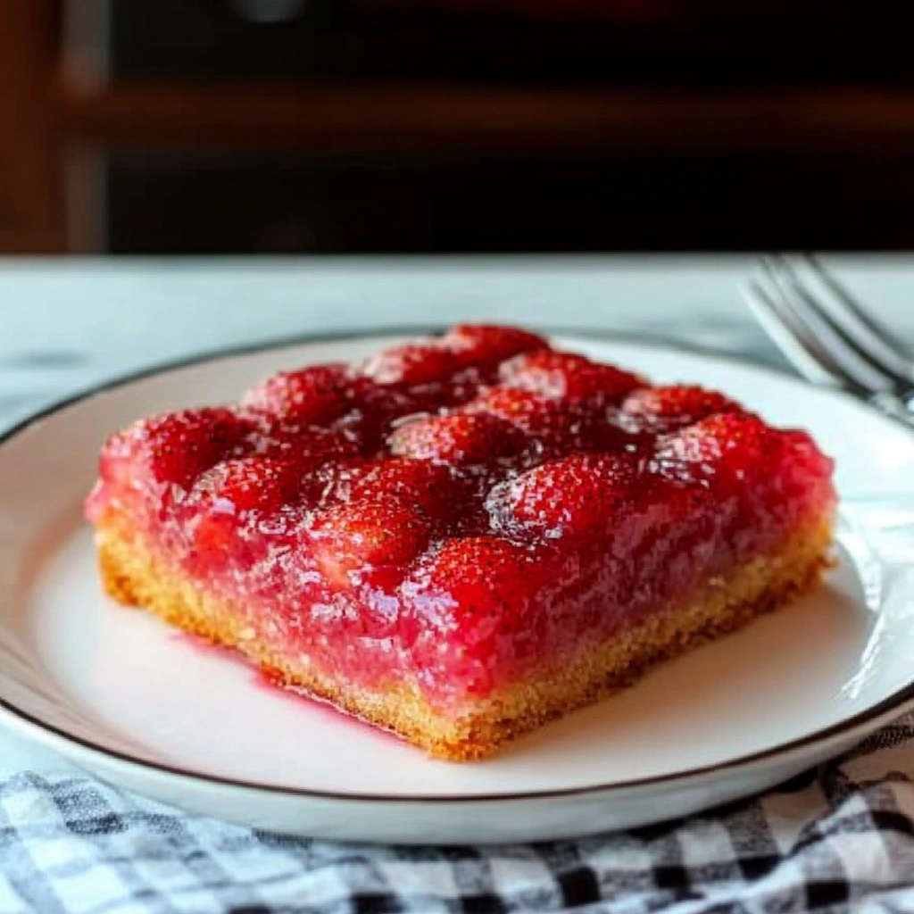 Strawberry Upside-Down Cake