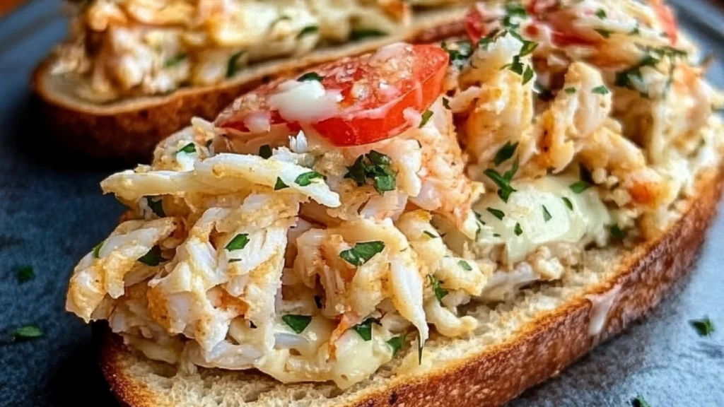 Quick and Easy Crab Melts