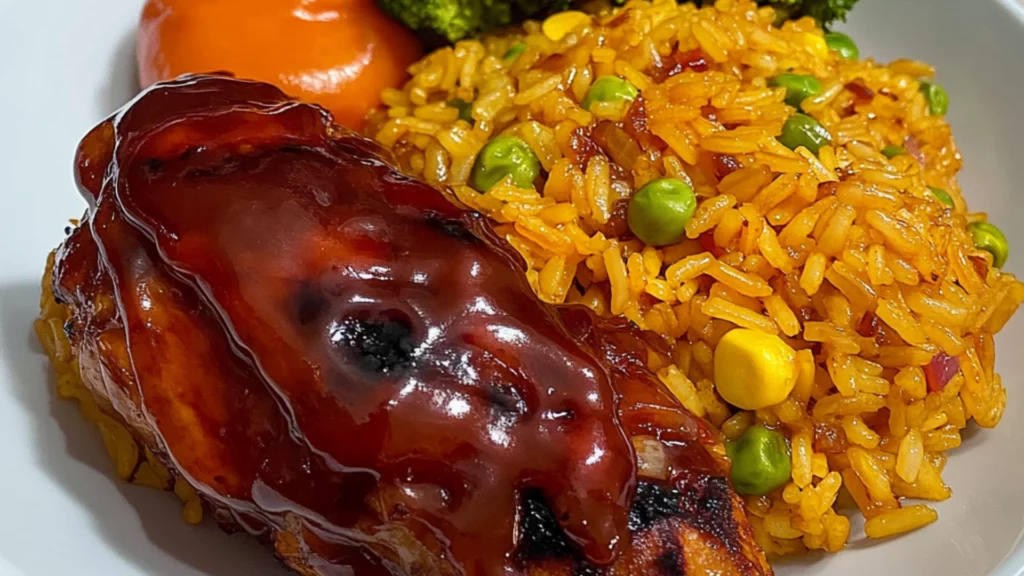 Honey BBQ Chicken Rice