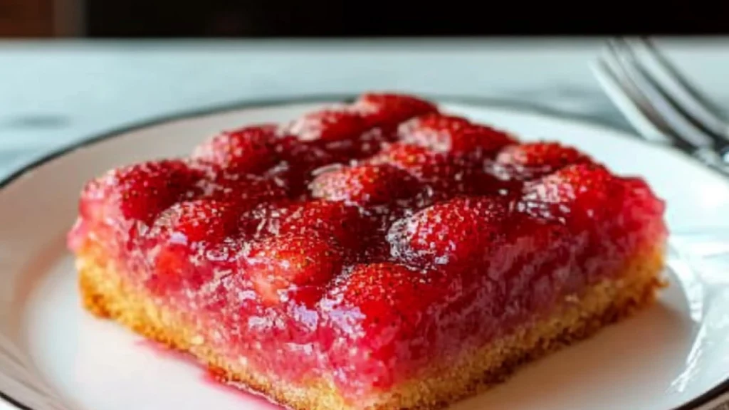 Strawberry Upside-Down Cake