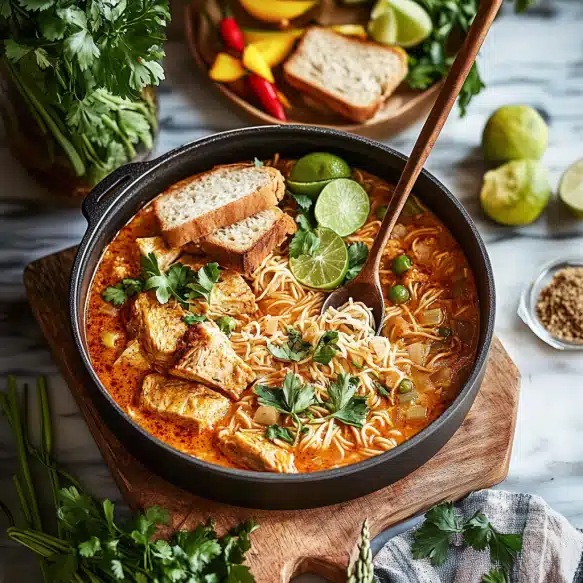Thai Red Curry Noodle Soup