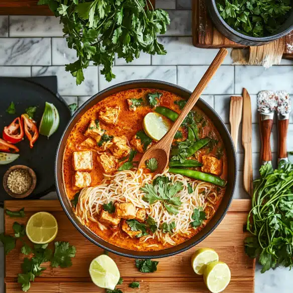 Thai Red Curry Noodle Soup
