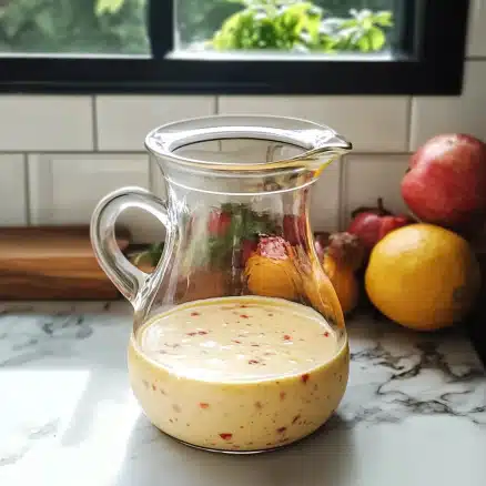 Peach Vinaigrette Dressing