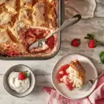 Strawberry Cheesecake Dump Cake