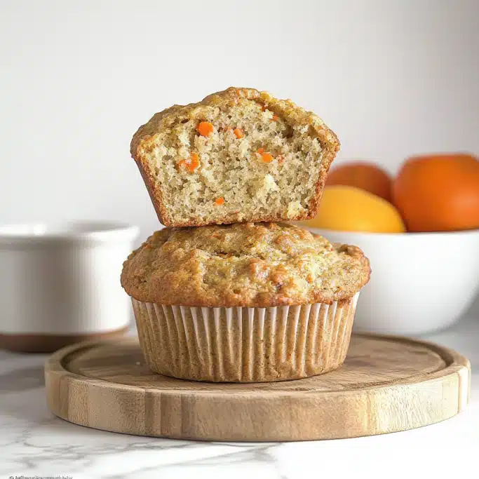 Zucchini Carrot Oatmeal Muffins