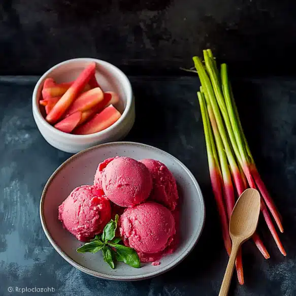 Rhubarb Sorbet Recipe