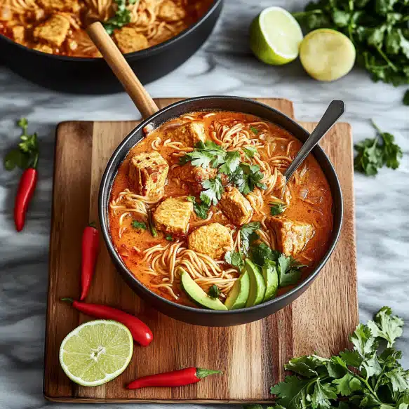 Thai Red Curry Noodle Soup