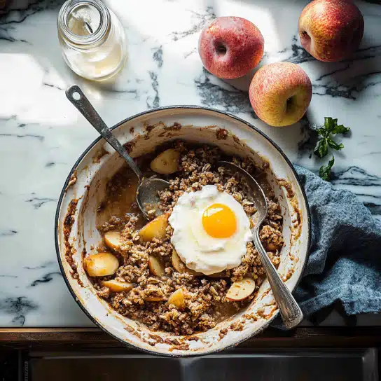 Healthy Peach Crisp