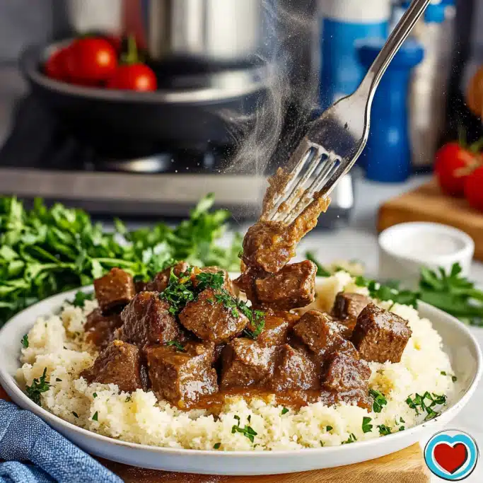 Slow Cooker Garlic Butter Steak Bites