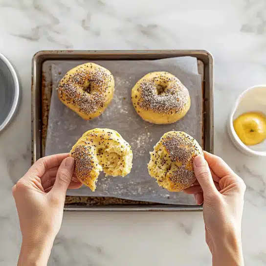 Cottage Cheese Bagels