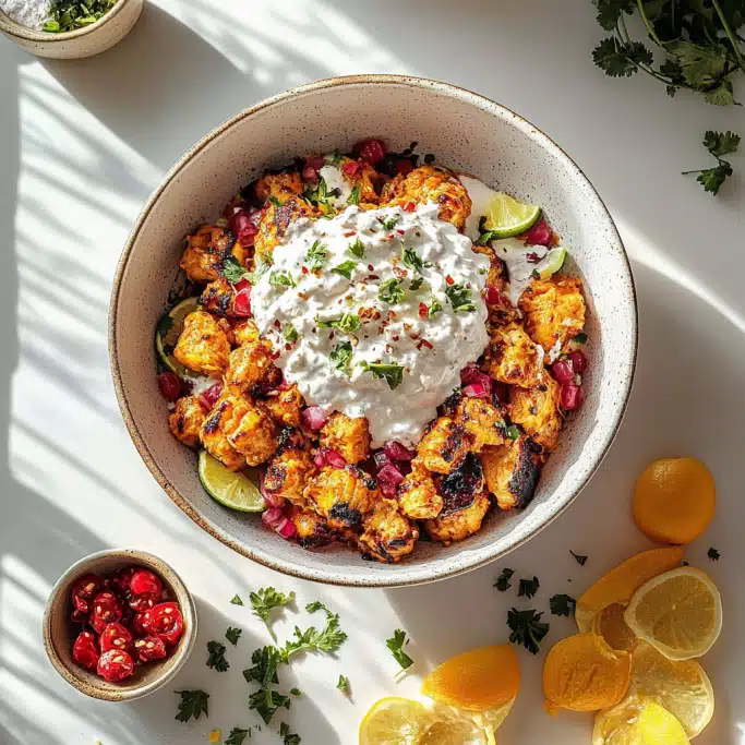 Street Corn Chicken Rice Bowl