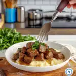 Slow Cooker Garlic Butter Steak Bites