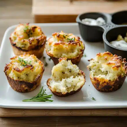 Cheesy Mashed Potato Puffs