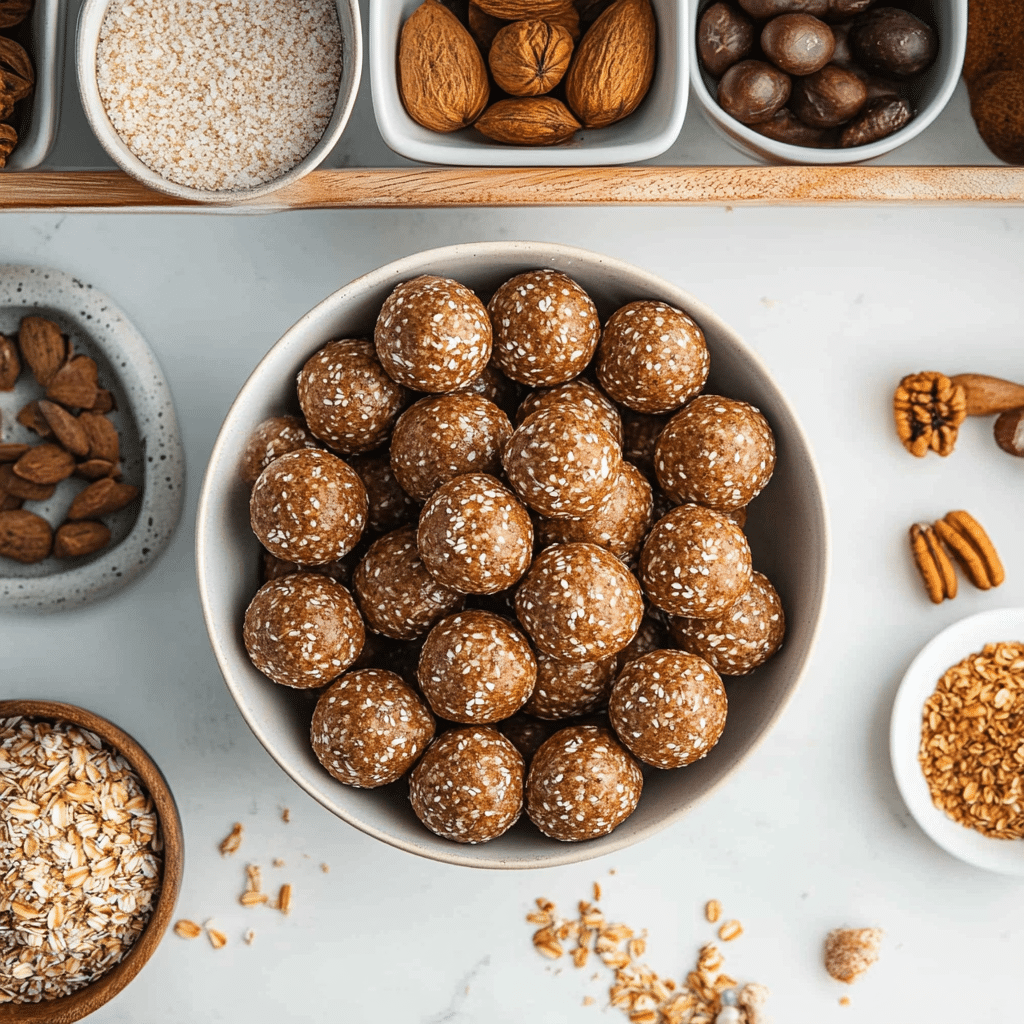 Cinnamon Roll Energy Balls