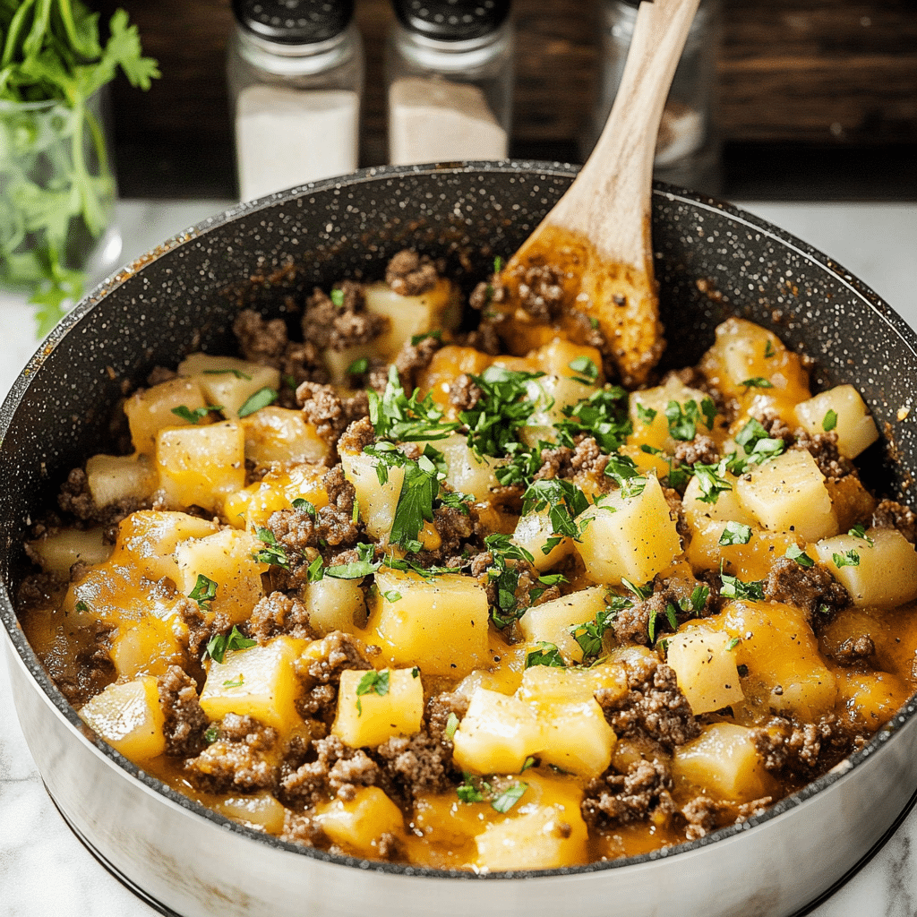 Beef and Potatoes Skillet