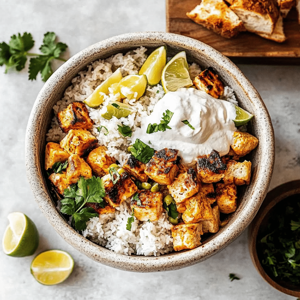 Street Corn Chicken Rice Bowl