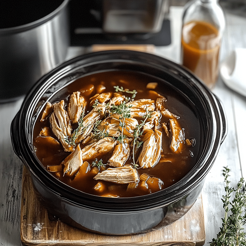 Easy Crock Pot Bourbon Chicken: Sweet, Savory & Stress-Free!