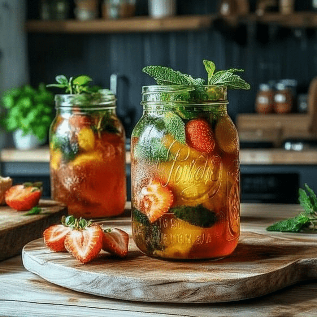 Watermelon Chamomile Tea Cooler Recipe