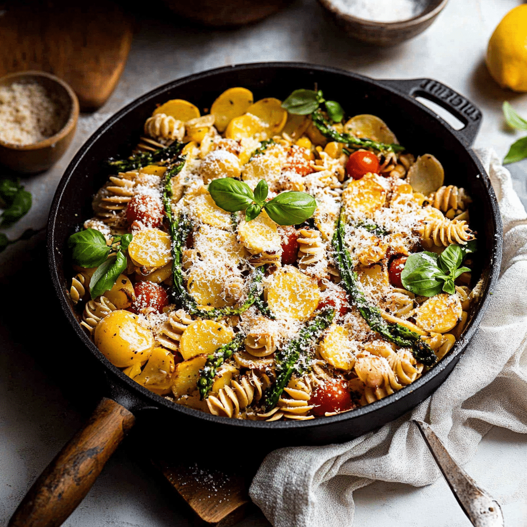 Pasta with Zucchini and Tomatoes
