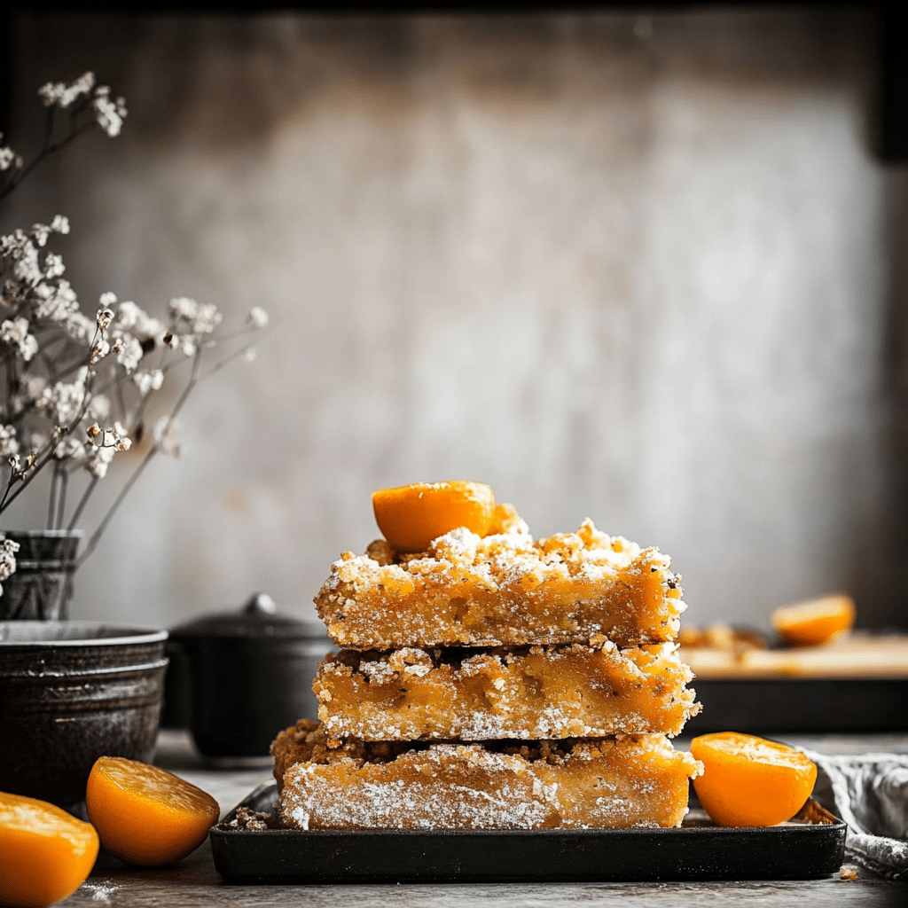Apricot Oat Bars