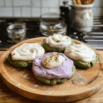 Matcha Lavender Sugar Cookies