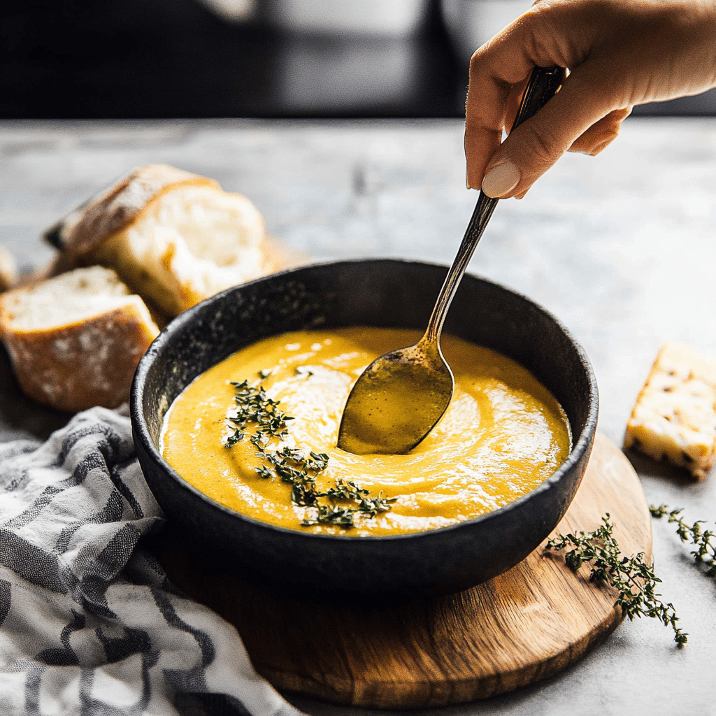 Roasted Sweet Potato Soup