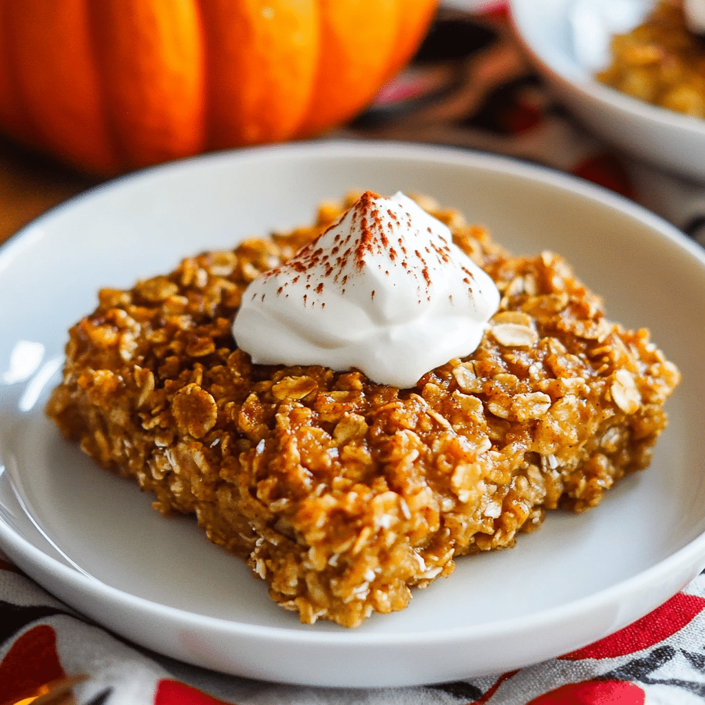 pumpkin baked oatmeal