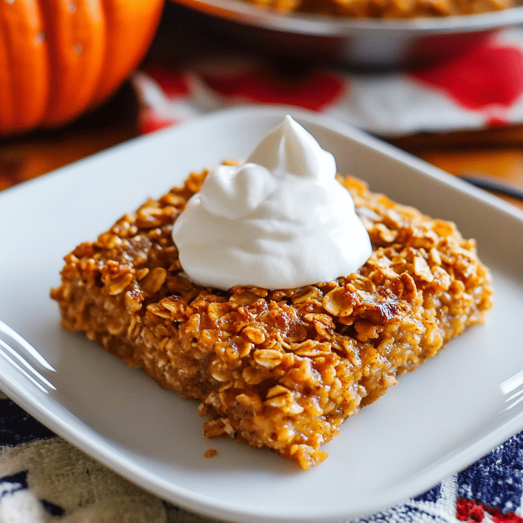 pumpkin baked oatmeal