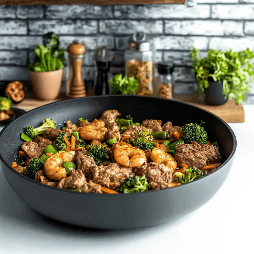 Steak and Shrimp Stir Fry