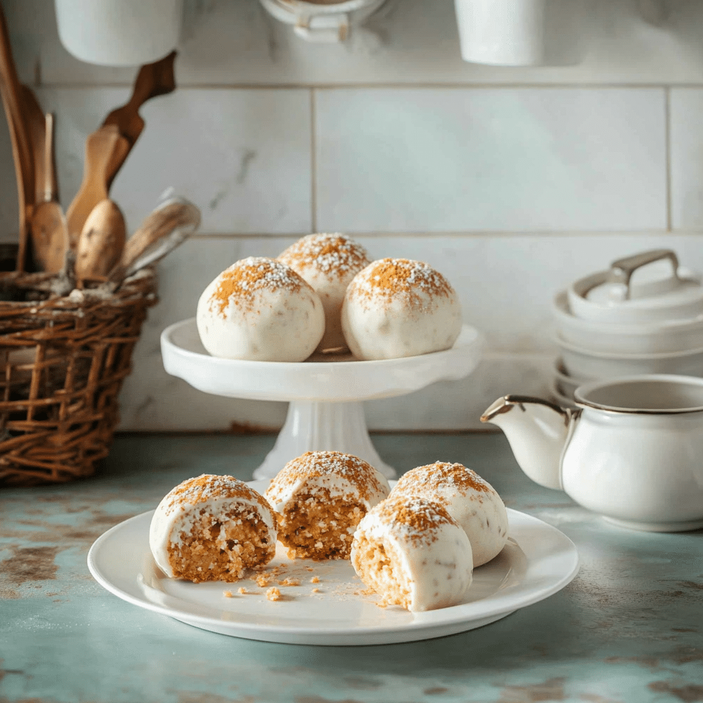 No Bake Pumpkin Pie Balls