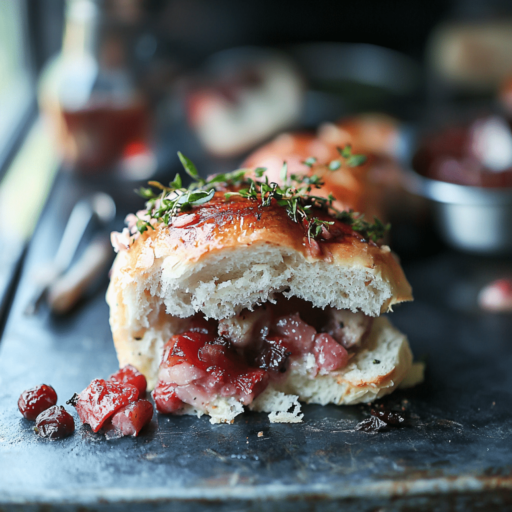 Turkey Cranberry Sliders