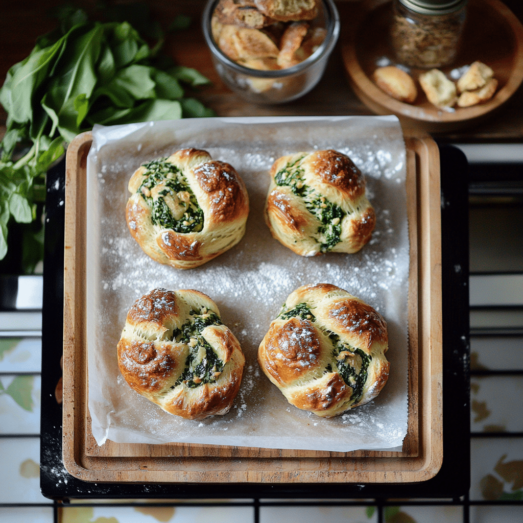 Spinach Artichoke Swirls
