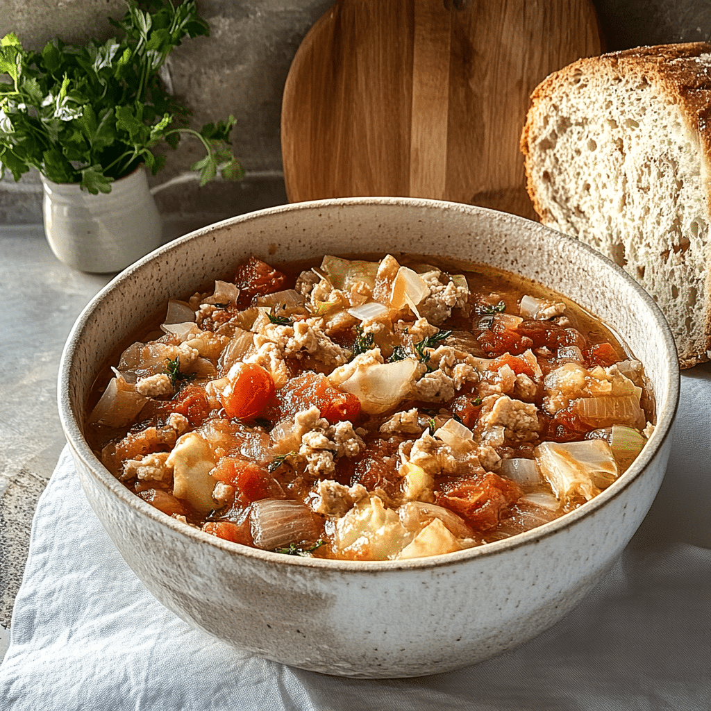Crockpot Unstuffed Cabbage Rolls