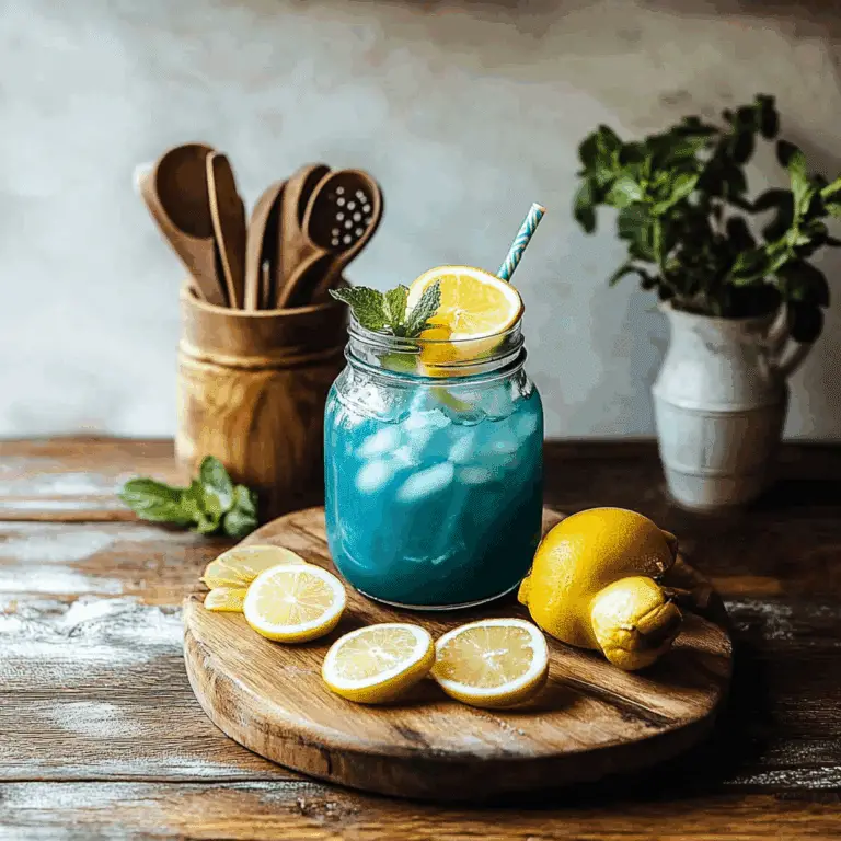 The Ultimate Refreshing Blue Raspberry Lemonade - bellieskitchen