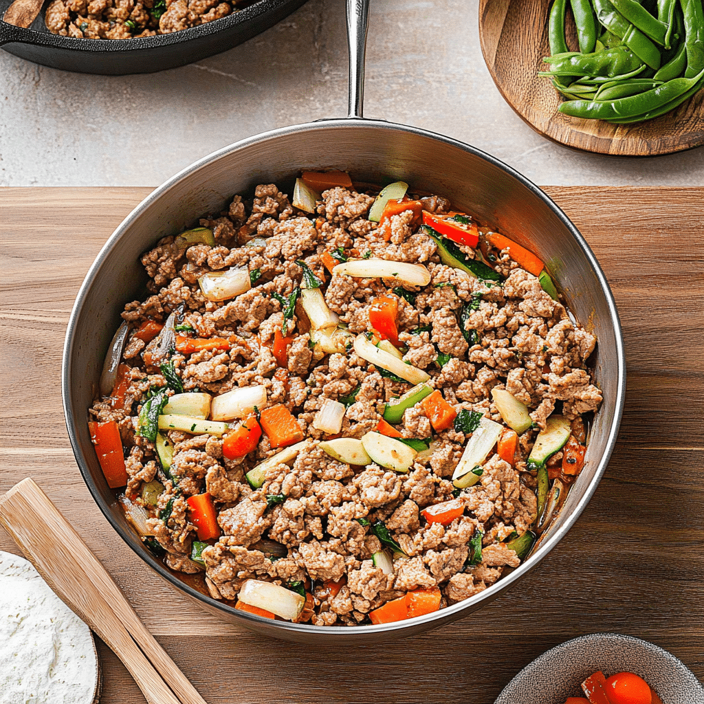 Ground Turkey Stir Fry