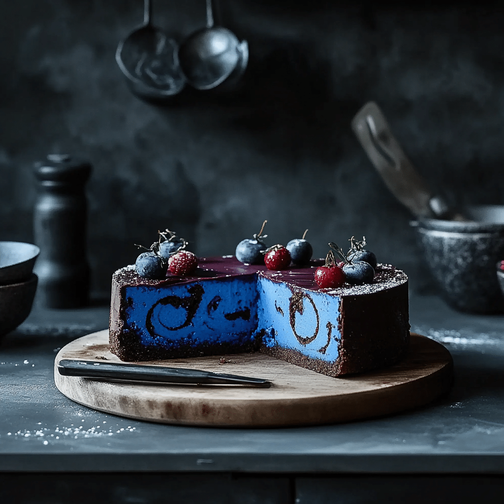 Ravenclaw Midnight Blueberry Cheesecake