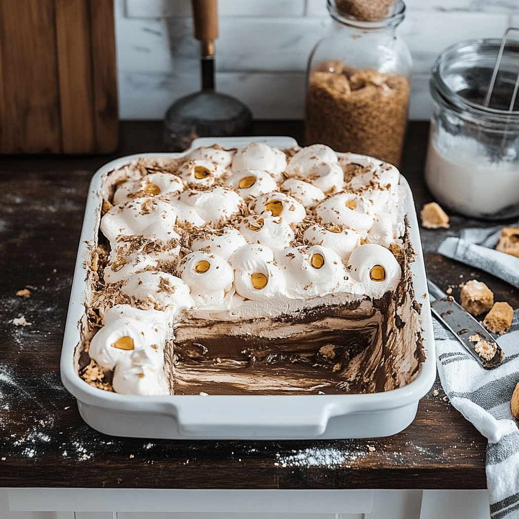 Campfire Smores Lasagna