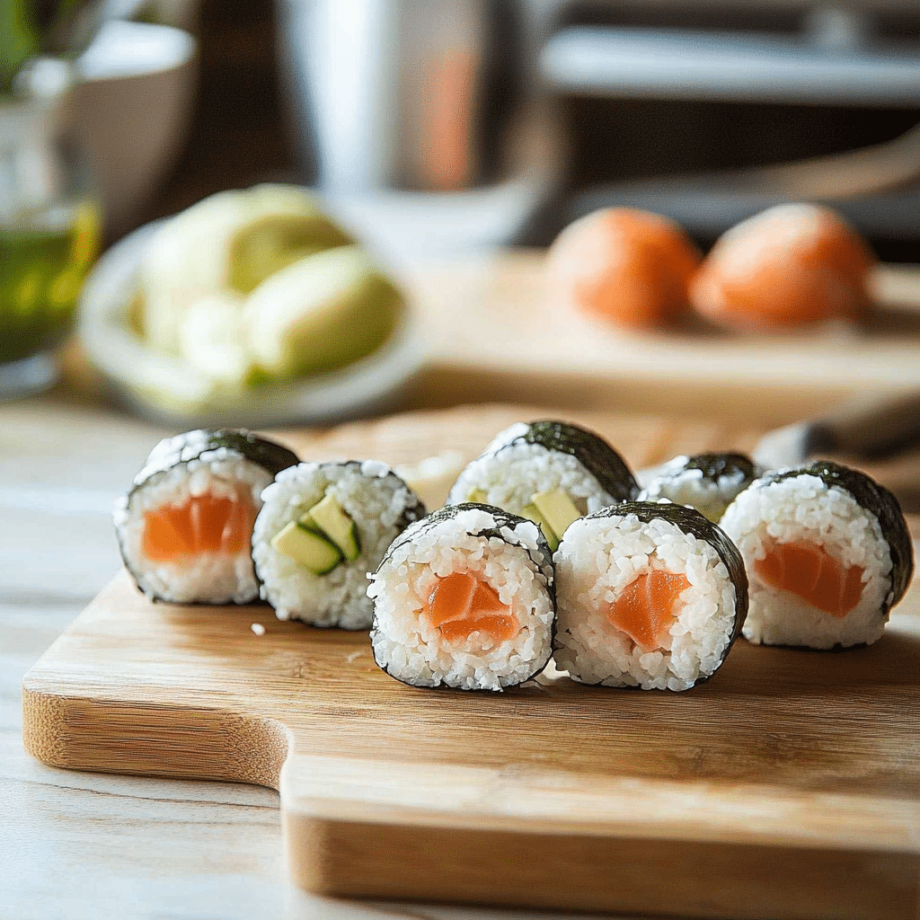 Homemade Sushi Rolls
