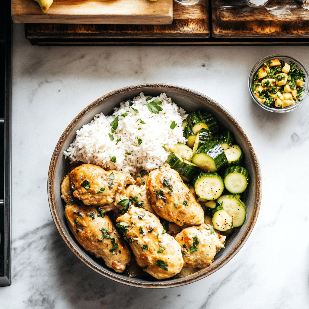 Thai Peanut Chicken Thighs