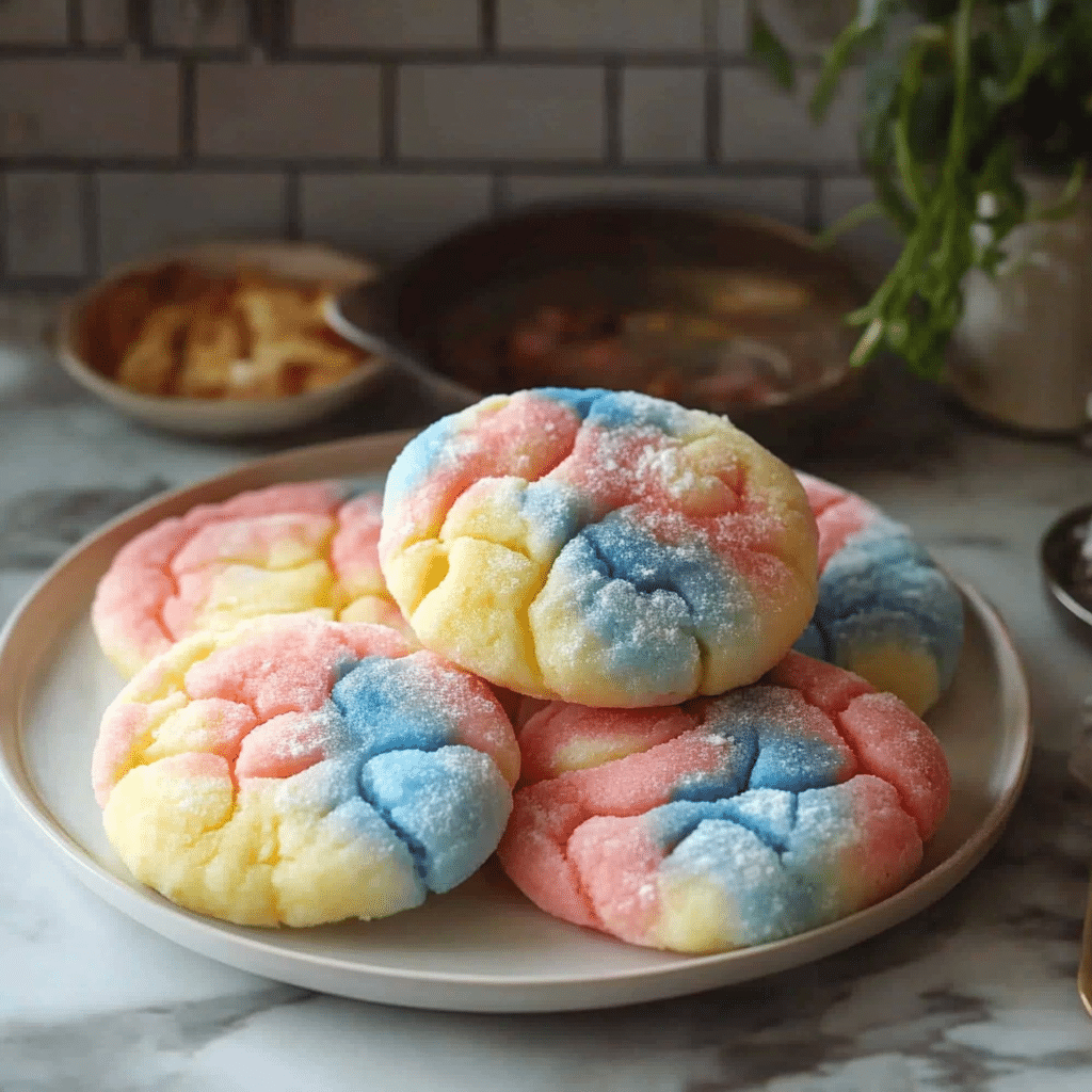 Cotton Candy Cookies