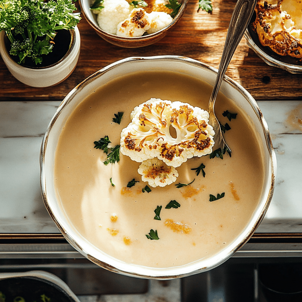 Gluten Free Cauliflower Soup