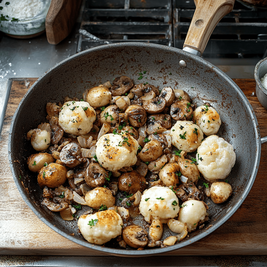Garlic Mushrooms Cauliflower Recipe