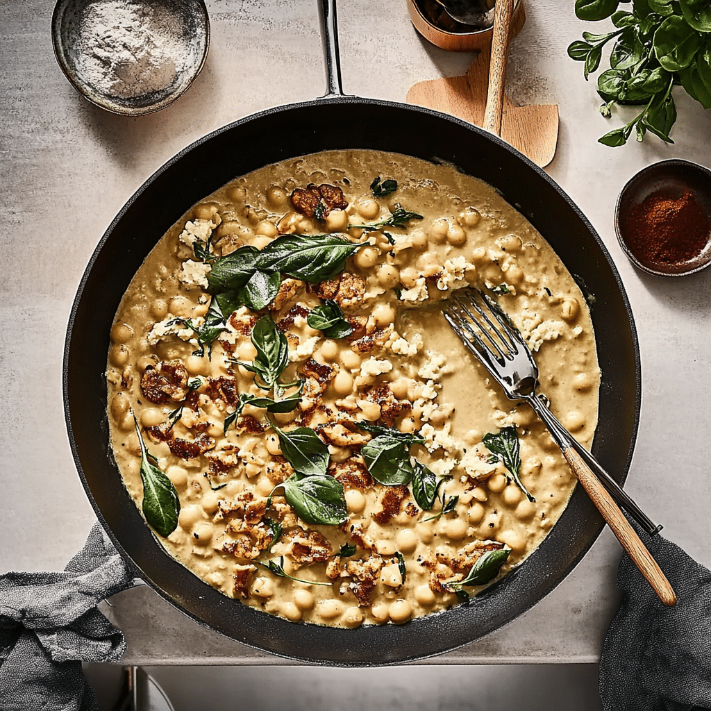 White Bean Spinach Casserole