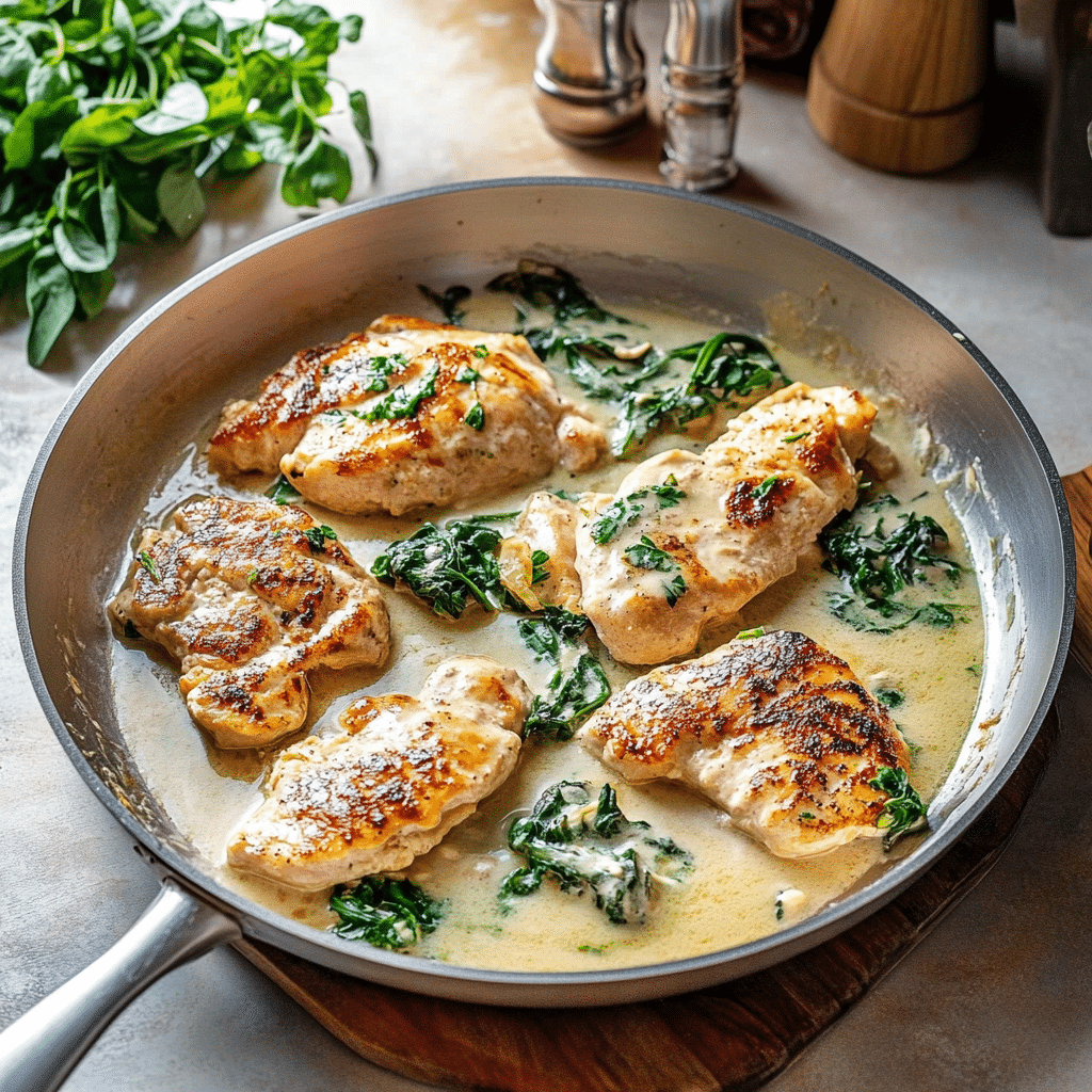 Creamy Chicken Florentine