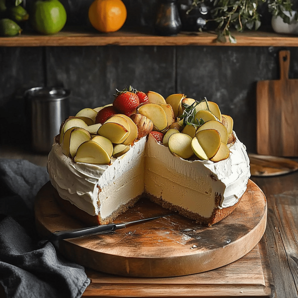Apple Cider Cheesecake