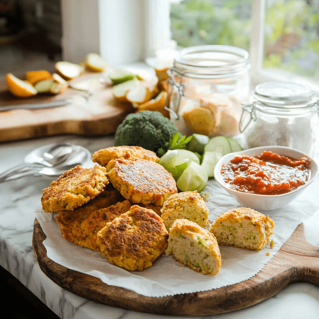 Chickpea Vegetable Nuggets