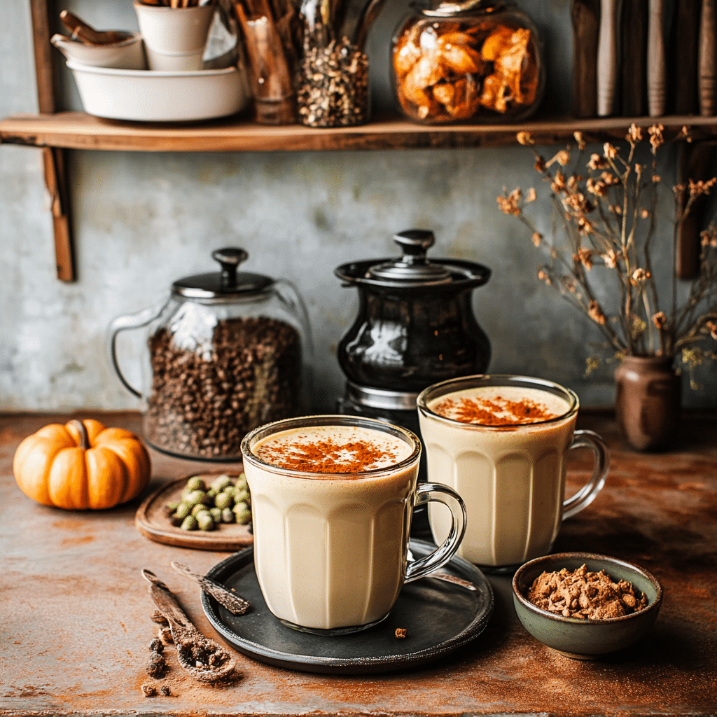 Iced Pumpkin Cream Chai Tea Latte