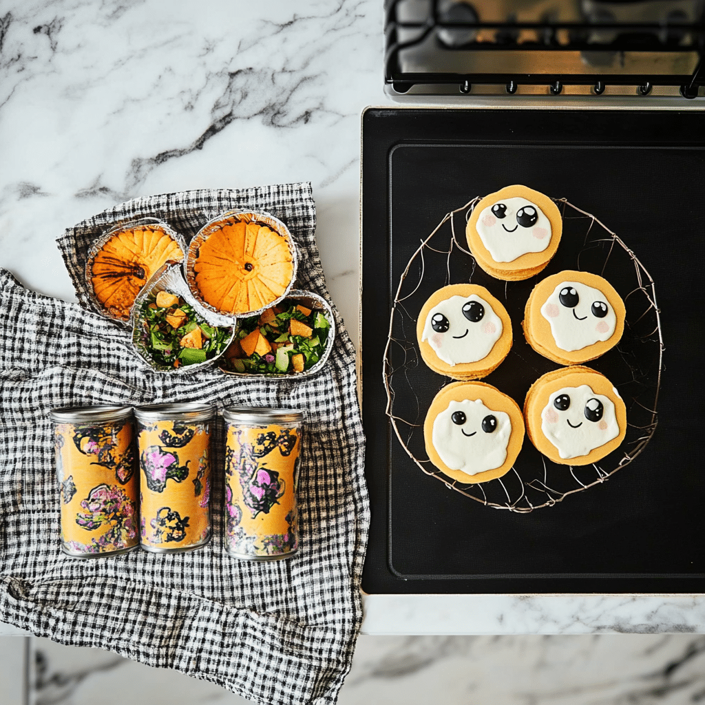 Halloween Mini Smores Pies
