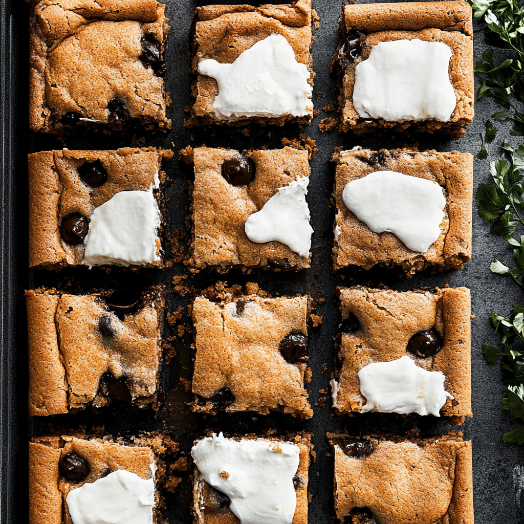 Smores Cookie Bars