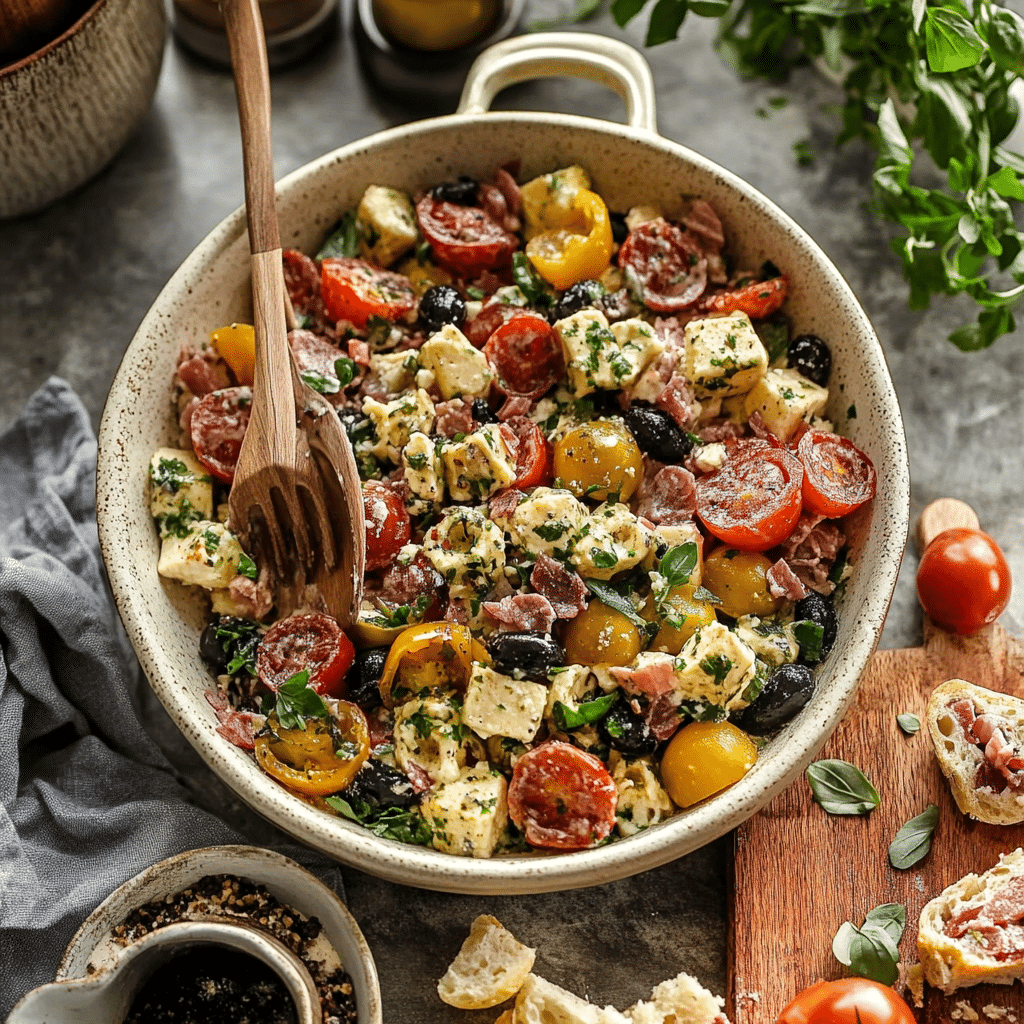 Italian Tortellini Pasta Salad